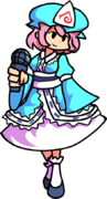 Yuyuko's idle sprite.